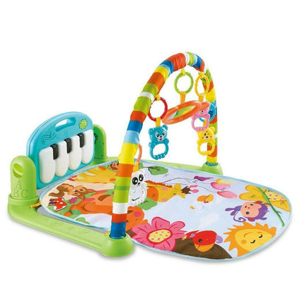 Baby Gym Play Mat Lay & Play 3 in 1 Fitness Music And Lights Fun Piano Boy Gir