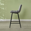 2X Bar Stools PU/ Velvet/ Fabric Breakfast Stool Chairs Kitchen Pub Grey Brown