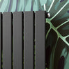 Anthracite Designer Radiator Flat Panel Horizontal Single Heating Rads 600 x 600