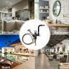 Kitchen Sink Mixer Taps 360° Swivel Spout With Pull Out Spray Faucet & 2 Hose
