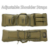 120cm/47"Tactical Hunting Shotgun Rifle Bag Dual Padded Carry Guns Strap New UK