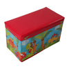 Kids Boys Girls Large Folding Storage Toy Box Books Chest Clothes Seat Stool