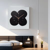 Wall Clock Illuminated / Solid Numerals Silent Retro Chic Decor 12-13inch Clocks