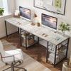 L Shaped Computer Office Desk Corner Table PC Laptop Study Workstation w/ Shelve