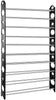10 TIERS 50 PAIRS SHOE RACK SHOES SHELVES ORGANIZER STAND STORAGE EASY ASSEMBLE