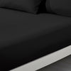 Plain Duvet Cover & Pillowcase Reversible Bedding Set or Fitted Sheet