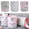 Handbag Baby Kid Toy Cotton Laundry Basket Washing Clothes Print Storage Bag UK