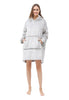 Hoodie Oversized Blanket Sherpa Fleece Ultra Giant Comfy Hooded Sweatshirt Adult