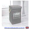 LAUNDRY DIAMANTE WASHING DIRTY CLOTHES BASKET BIN FOLDABLE STORAGE BAG HAMPER