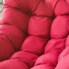 Swing Hanging Egg Rattan Chair Seat Tufted Round Mats Garden Patio Cushion Cover