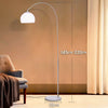 Chic Curved Dome Lampshade Arched Floor Lamp Adjustable Pedal Switch Living Room