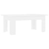 White Small Coffee Table Contemporary Modern Living Room Furniture Side End Unit