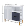 New Small Sideboard Cupboard Display Cabinet Storage with 2 Drawers & 1 Doors