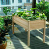 Outdoor Raised Elevated Garden Bed planter Box Grow Flower Vegetable Stand Yard