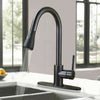 Kitchen Sink Taps Pull Out Spray Single Lever Swivel Spout Brass Mixer Tap UK MU