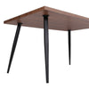 Industrial Dining Table Wooden Top Vintage Rustic Effect Metal Legs Dining Table