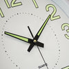 Wall Clock Luminous Glow In The Dark Quartz Bedroom Watch Living 12 Inch 30CM UK