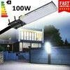 100W LED Street Light Outdoor Garden Floodlight Industrial Highway Road Lamp