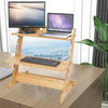 Adjustable Standing Desk Home Office Stand Up Laptop Keyboard Shelf Riser Desk