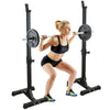 Gym Squat Rack Stands Adjustable Barbell Heavy Duty Weight Bench Support Stand