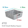 Wham Studio Baskets Plastic Storage Organiser Office Home Bathroom Kitchen Boxes