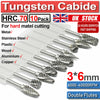 Carbide Burr Die Grinding Shank Tungsten Rotary Drill Set Metal Carving Bit Tool