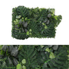 Artificial Plant Greenery Wall Hedge Grass Leaf Mat Fence Foliage Panel 60x40cm