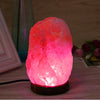 LED Salt Lamp White Himalayan Natural Rock Crystal Healing Ionizing Night Light