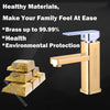 Modern Bathroom Basin Sink Tap Monobloc Mixer Taps Waterfall Chrome Brass Faucet