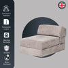 Jumbo Cord Z Bed Single Size Fold Out Chairbed Sofa Seat Foam Guest Futon Chair