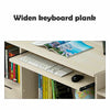 120cm PC Table Computer Laptop Desk Study Workstation With 2 Drawers Bookshelf
