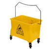 Professional 20L Kentucky Mop Bucket Wringer Cleaning Mopping Yellow