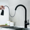 Kitchen Sink Mixer Taps Pull out Spray Swivel Spout Single Lever Tap Mono Faucet