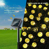 100LED SOLAR POWERED RETRO BULB STRING LIGHTS&GARDEN OUTDOOR FAIRY SUMMER LAMP