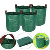 1/2/4Pc Large Round Garden Waste Bags Heavy Duty Reinforced Refuse Storage Sacks