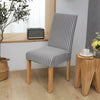 Stripe Dining Chair Covers Washable Stretch Chair Slipcover Removable Cover