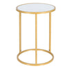 Gold Coffee Table Cabinet Lamp Small Side End Table Nightstand Telephone Table