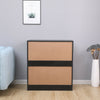 Modern Chest of Drawers Bedside Table Cabinet 3 Drawers Bedroom Furniture Black