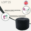 Round Bean Bag Foot Rest Stool Pouffe Living Room Beanbag Ottoman Footstools