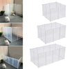 Pet Playpen Fence DIY Playpen Puppy Dog Cat Animal Cage Exercise Metal PP Indoor