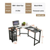 Corner Computer Desk L-shaped PC Table Workstation Home Office Study Furniture