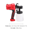 Electric& Handheld Paint Sprayer Gun Wagnar Airless HVLP Spray Home Indoor Fence