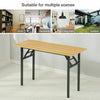 NEW Folding Computer Desk Foldable Table Wooden Laptop Study Desk Home Office