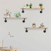 Wood Floating Shelf Storage Unit Kit Fitting Wall Mounted Corner Shelves Rack