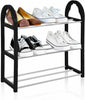 SHOE RACK Stand Storage Organiser Lightweight Compact SPACE SAVE Shelf Grey