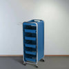 6 Layer Barber Hairdressing Beauty Salon Trolley Chrome Frame Storage Cart UK