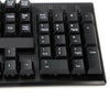 USB WIRED STYLISH SLIM QWERTY KEYBOARD LAYOUT FOR PC DESKTOP COMPUTER LAPTOP