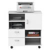 Storage Cabinet Sideboard Wooden Cupboard with Drawers Shelves White