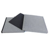 Foldable Storage Ottoman Pouffe Seat Folding Grey Linen Foot Stool Storage Stool