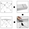 Camping Table Light Weight Portable Alu Folding Outdoor Picnic BBQ Desk w/ Bag